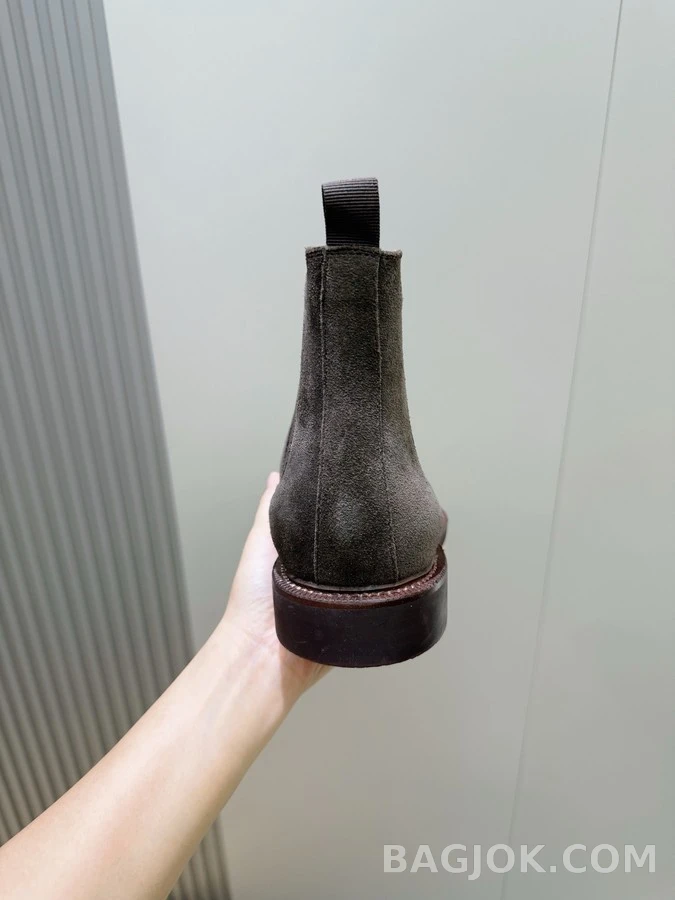 브루넬로 쿠치넬리 브루넬로 쿠치넬리 스웨이드 첼시 부츠 상세 이미지