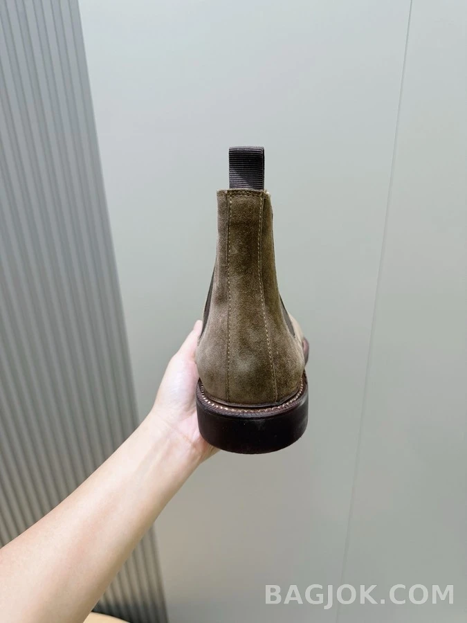 브루넬로 쿠치넬리 브루넬로 쿠치넬리 스웨이드 첼시 부츠 상세 이미지