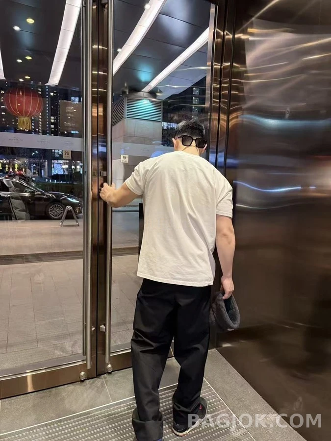 디올 디올 블랙 트윌 로고 새들 포켓 카고 팬츠 상세 이미지