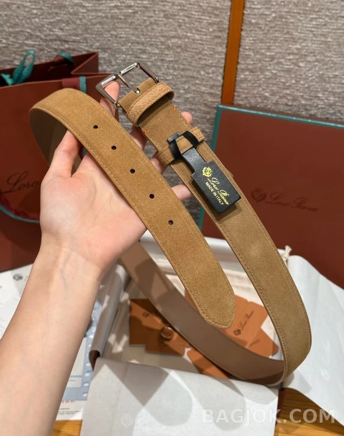 로로피아나 로로피아나 스웨이드 레더 벨트 상세 이미지