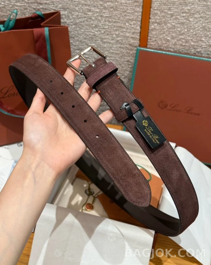 로로피아나 로로피아나 스웨이드 벨트 상세 이미지