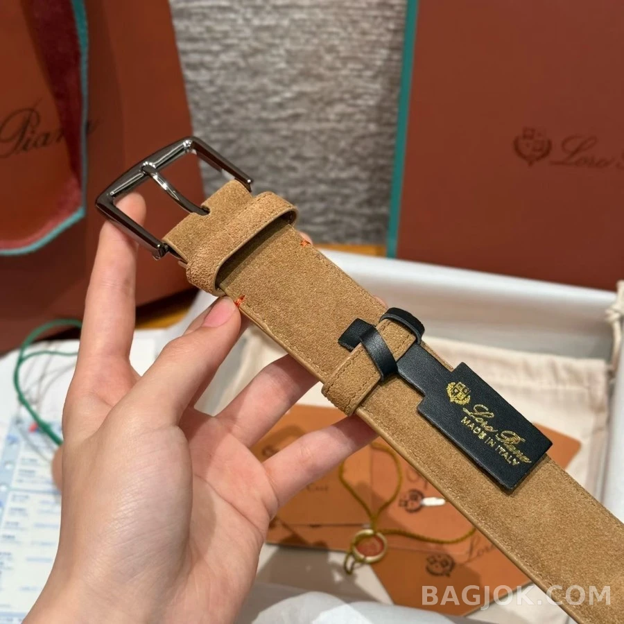 로로피아나 로로피아나 스웨이드 벨트 상세 이미지