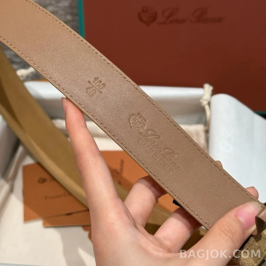 로로피아나 로로피아나 스웨이드 벨트 상세 이미지