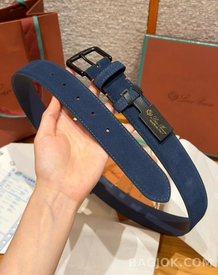 로로피아나 로로피아나 스웨이드 벨트 상세 이미지