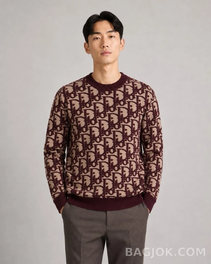 디올 디올 오블리크 니트 스웨터 상세 이미지