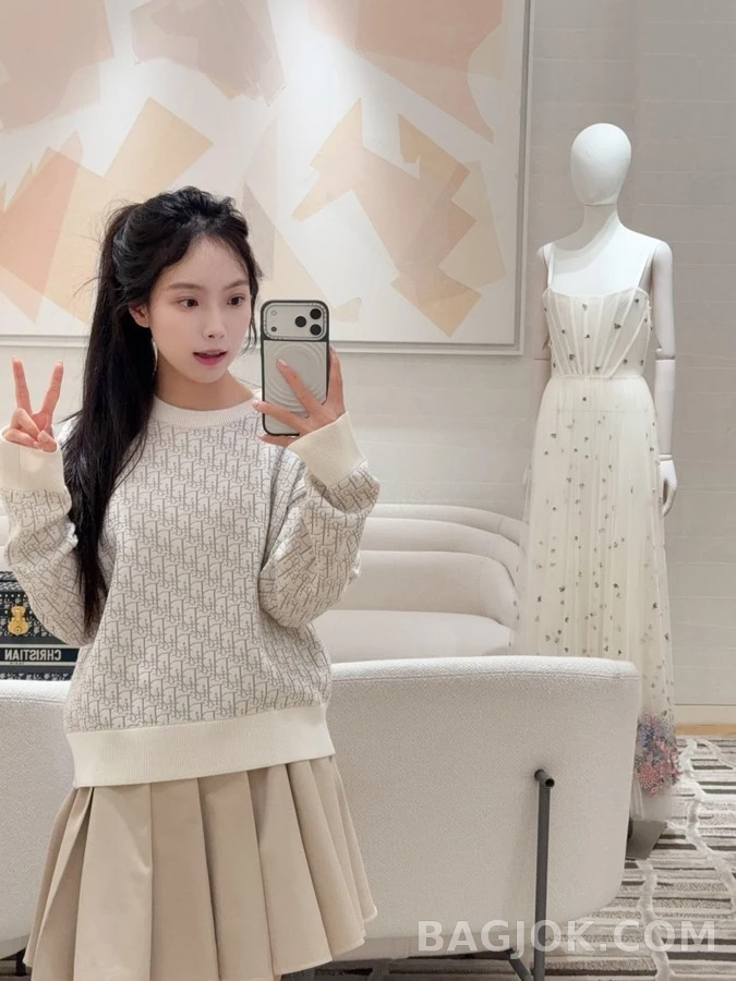 디올 디올 오블리크 니트 스웨터 상세 이미지