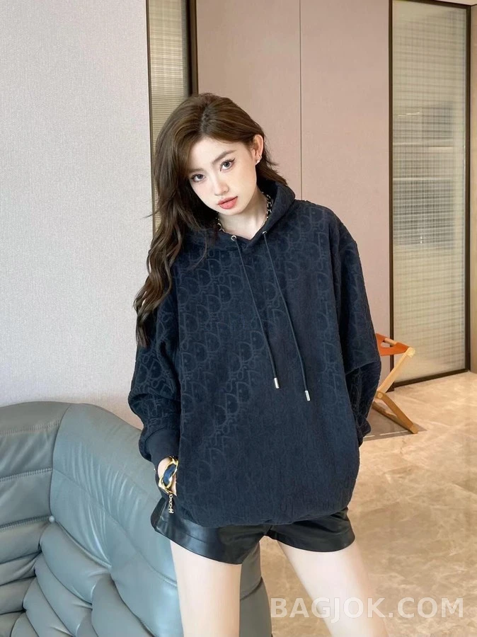 디올 디올 오블리크 자카드 맨투맨 상세 이미지
