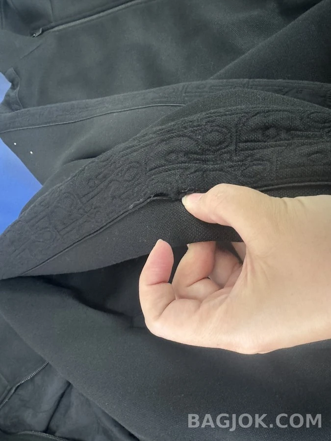 디올 디올 오블리크 자카드 스탠드넥 스포츠 자켓 상세 이미지