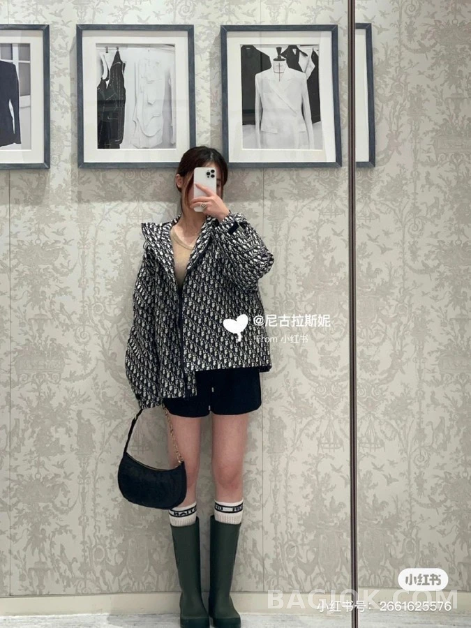 디올 디올 오블리크 자카드 후드 집업 상세 이미지