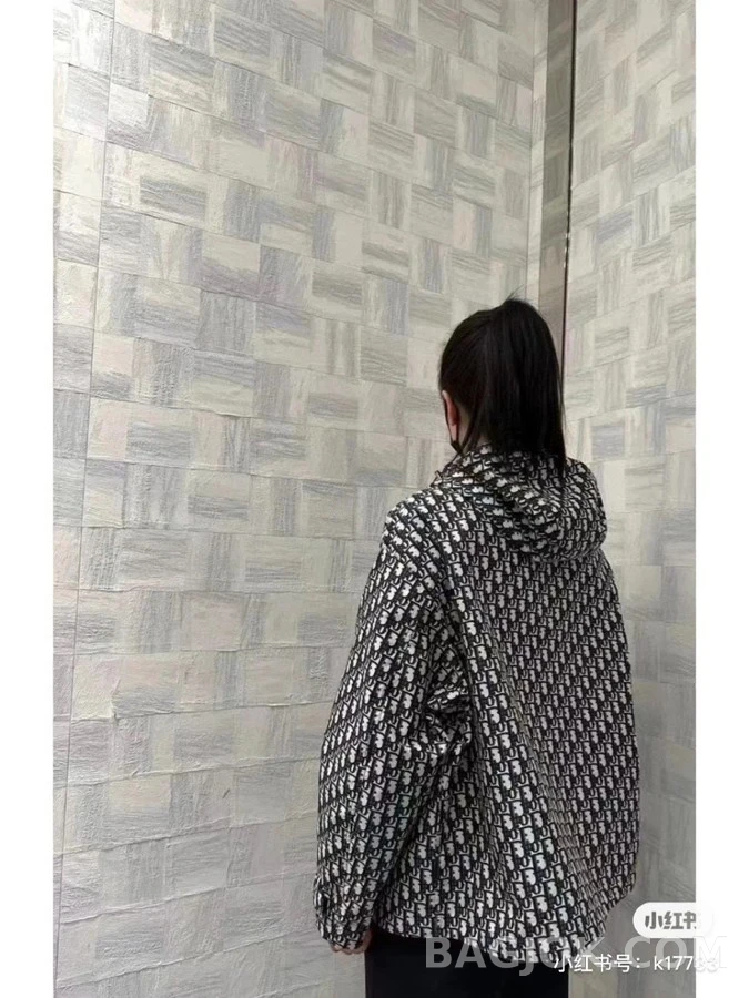 디올 디올 오블리크 자카드 후드 집업 상세 이미지