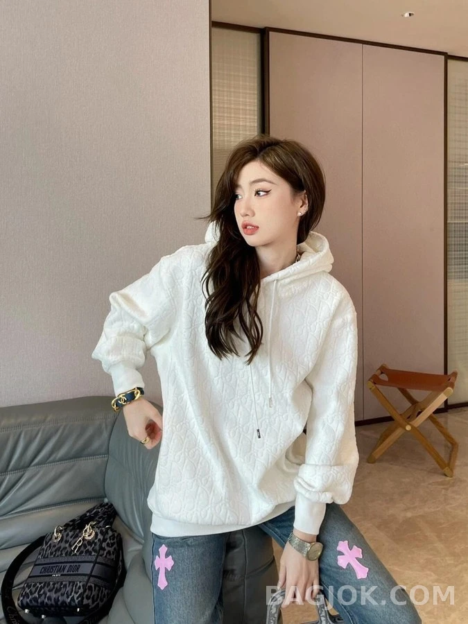 디올 디올 오블리크 자카드 후드티 상세 이미지