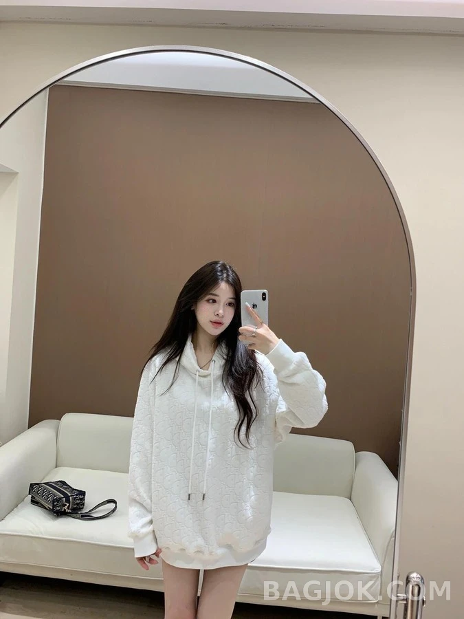 디올 디올 오블리크 자카드 후드티 상세 이미지
