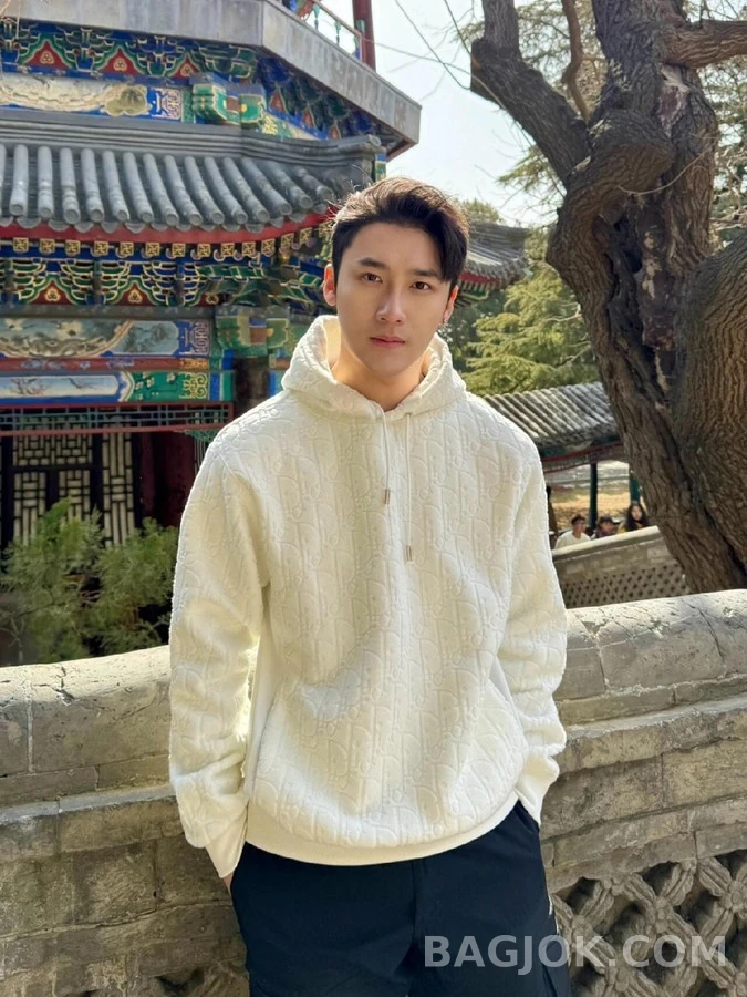 디올 디올 오블리크 자카드 후드티 상세 이미지