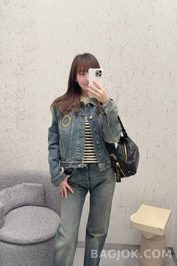 디올 디올 워싱 데님 스트레이트 팬츠 상세 이미지