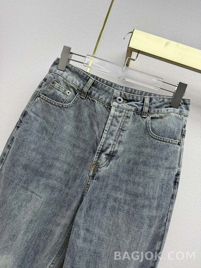 디올 디올 워싱 데님 스트레이트 팬츠 상세 이미지