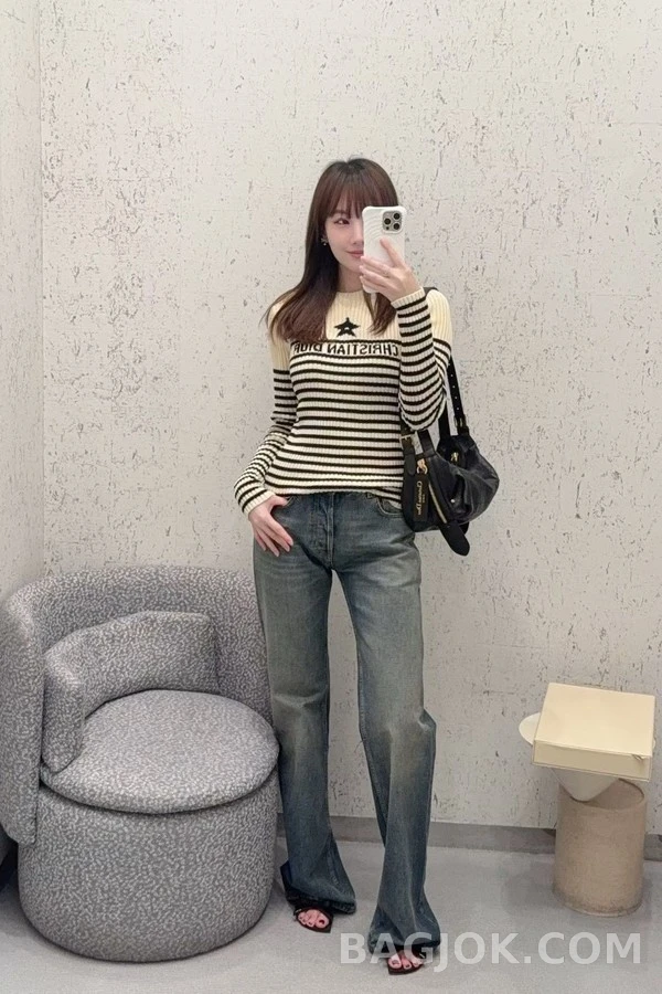 디올 디올 워싱 데님 스트레이트 팬츠 상세 이미지