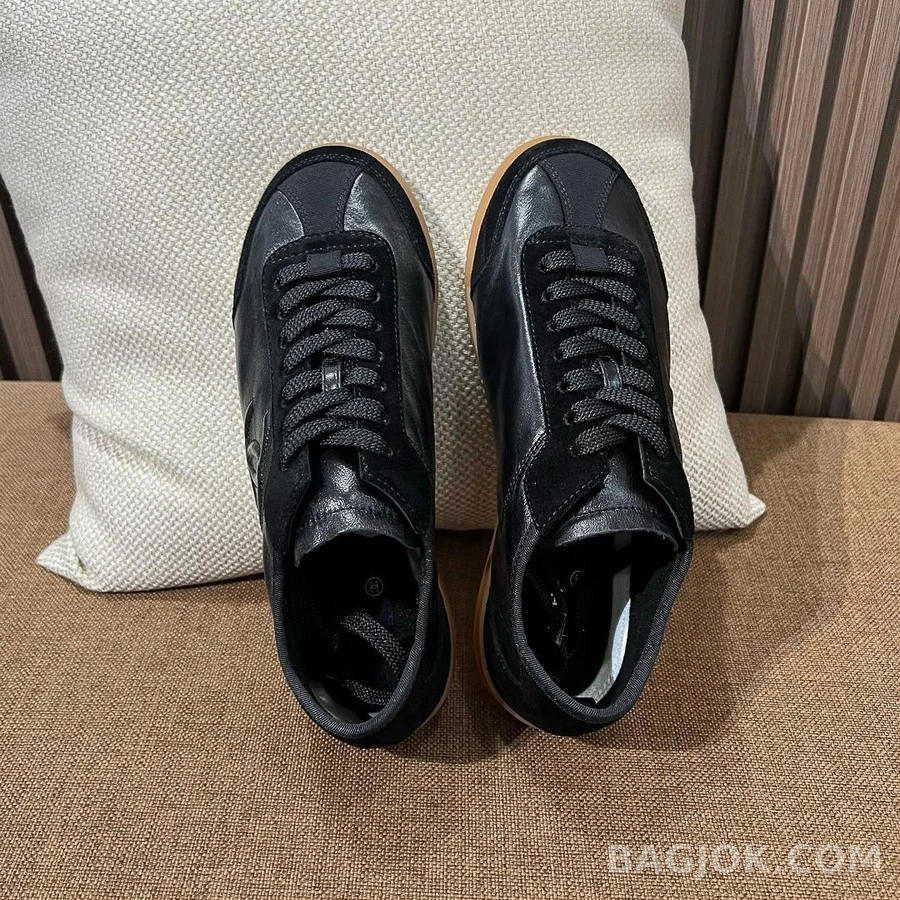샤넬 샤넬 벨벳 카프스킨 스니커즈 상세 이미지
