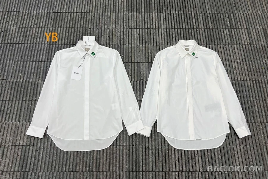 디올 디올 클로버 자수 셔츠 상세 이미지
