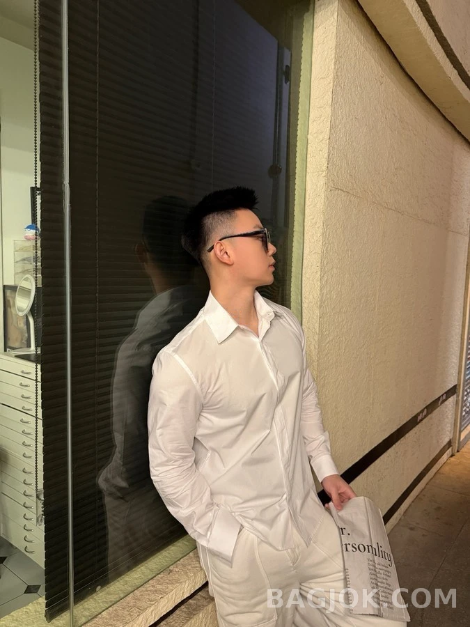 디올 디올 클로버 자수 셔츠 상세 이미지