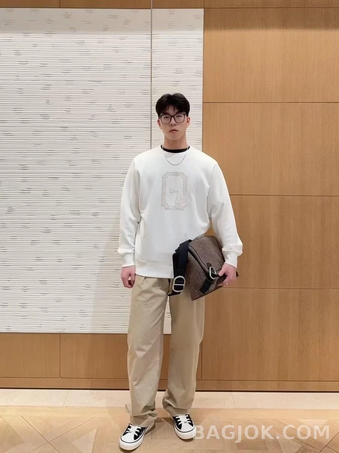 디올 디올 프레임 버드 프린트 맨투맨 상세 이미지