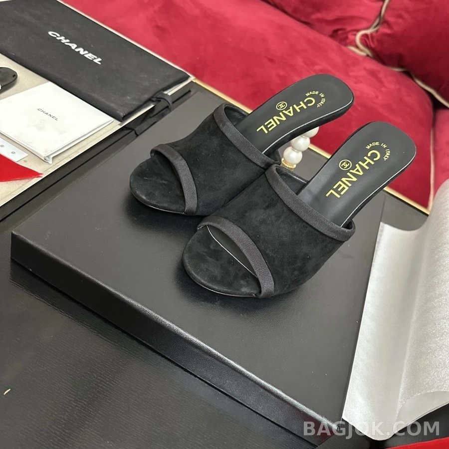 샤넬 샤넬 진주 힐 뮬 상세 이미지