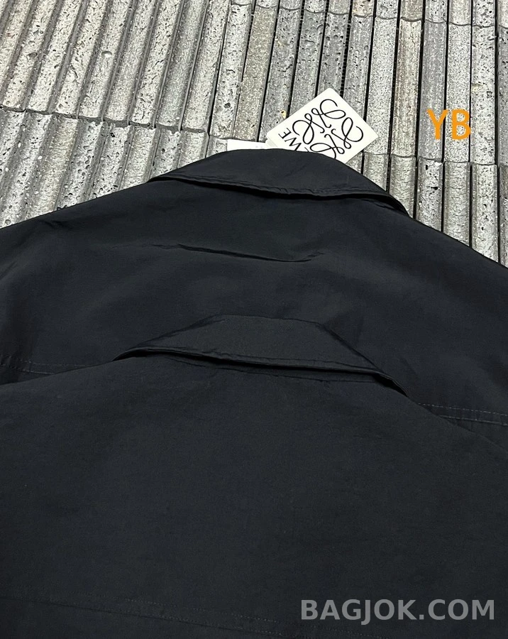 로에베 로에베 로고 자수 테크 코튼 자켓 상세 이미지