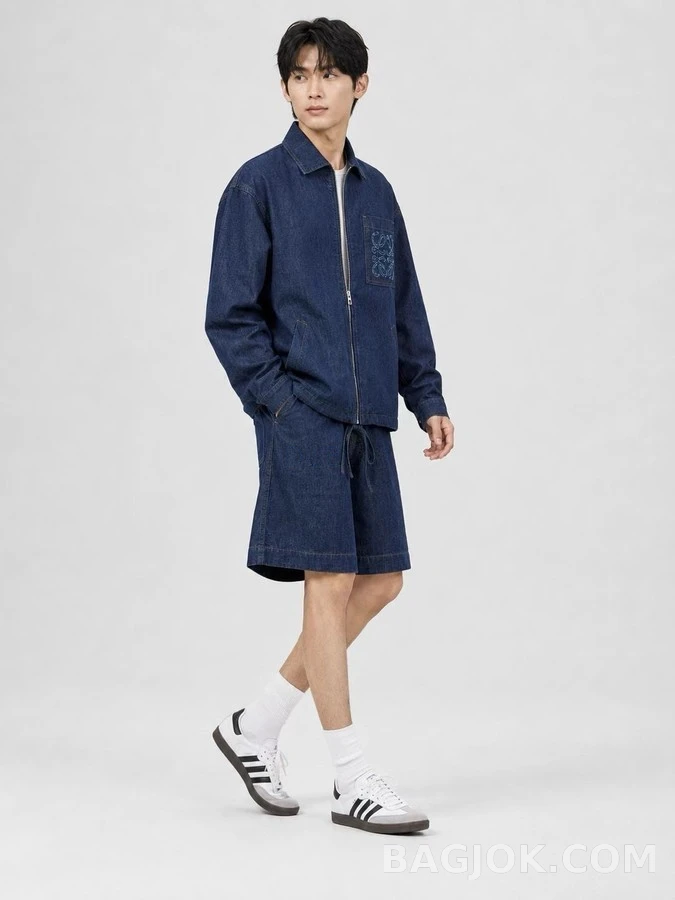 로에베 로에베 아나그램 자수 데님 자켓 상세 이미지