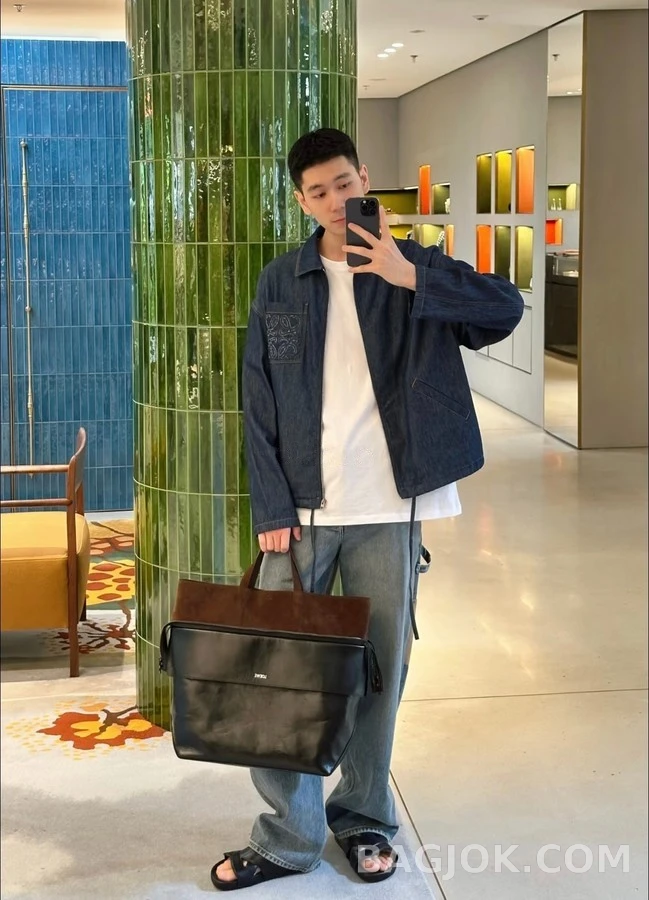 로에베 로에베 아나그램 자수 데님 자켓 상세 이미지