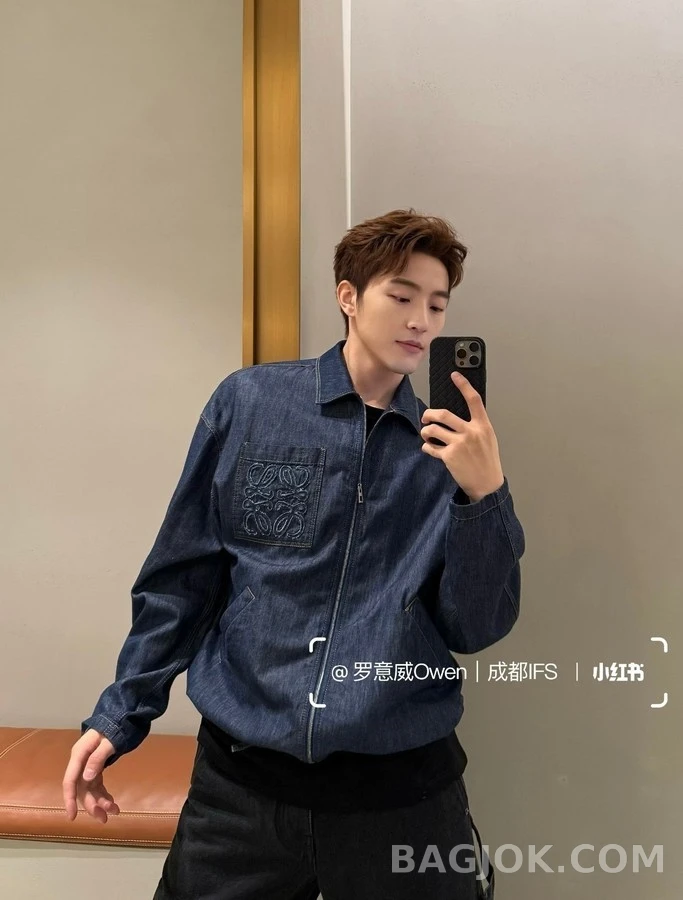 로에베 로에베 아나그램 자수 데님 자켓 상세 이미지