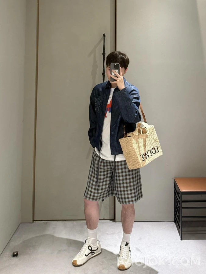 로에베 로에베 아나그램 자수 데님 자켓 상세 이미지