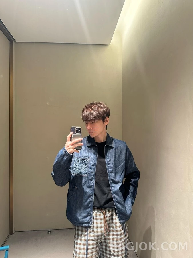 로에베 로에베 아나그램 자수 데님 자켓 상세 이미지