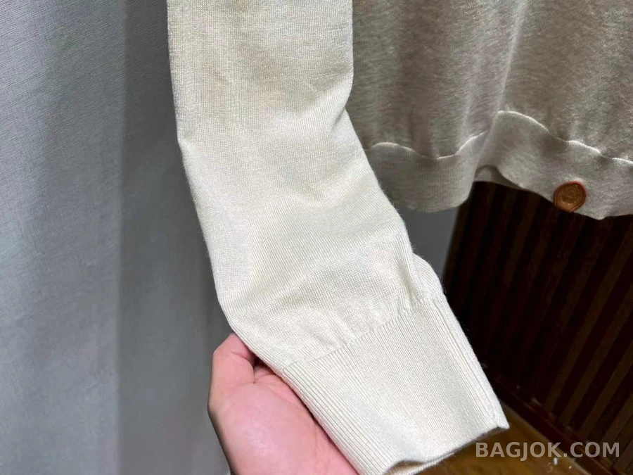 루이비통 루이비통 레터 가죽 니트 셔츠 상세 이미지
