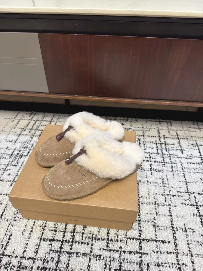  어그 퍼 안감 모카신 슬리퍼 상세 이미지