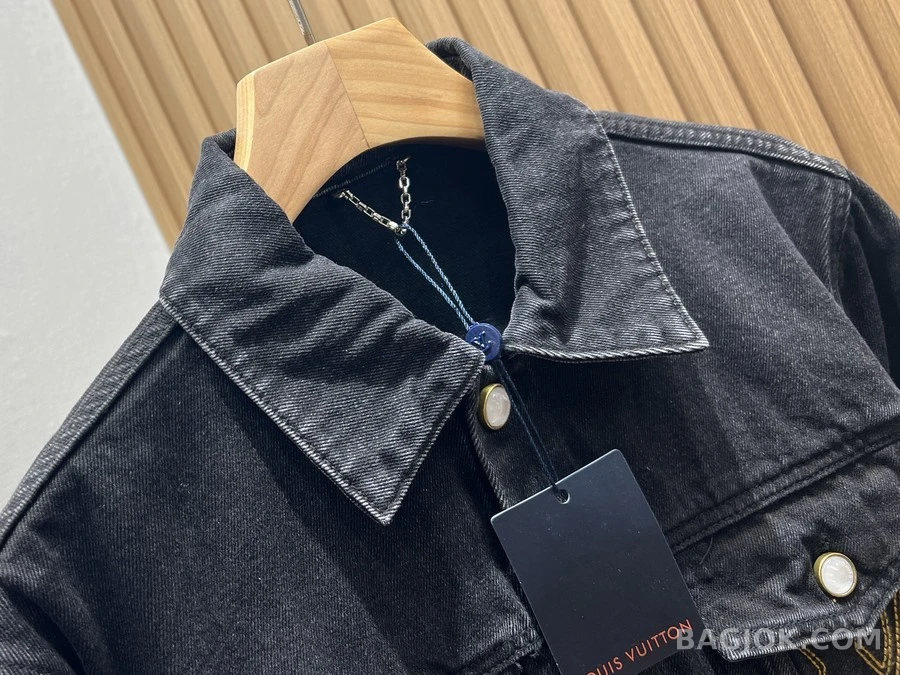 루이비통 루이비통 레터 프린트 데님 자켓 상세 이미지