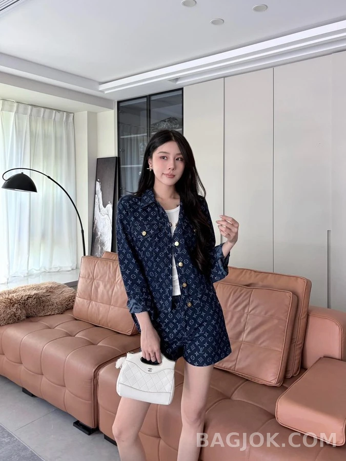 루이비통 루이비통 모노그램 데님 자켓 상세 이미지