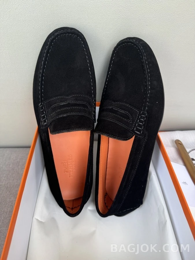 에르메스 에르메스 스웨이드 드라이빙 로퍼 상세 이미지