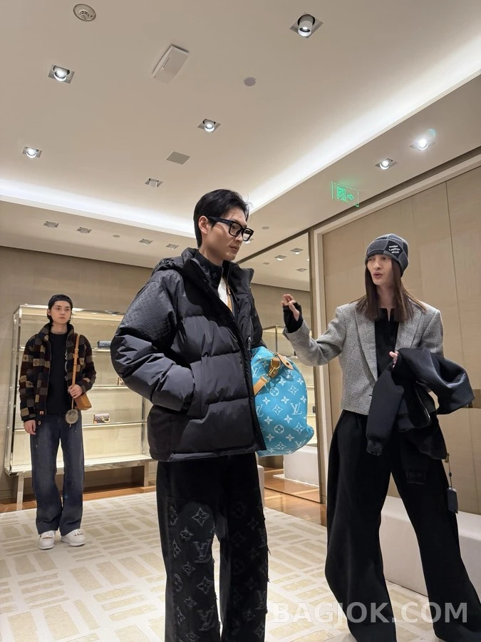 루이비통 루이비통 모노그램 디스트로이드 데님 팬츠 상세 이미지