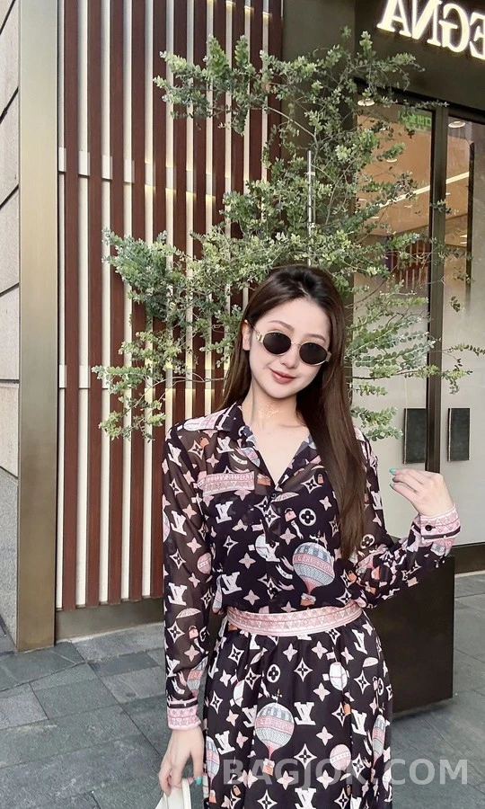 루이비통 루이비통 모노그램 열기구 프린트 셔츠 상세 이미지