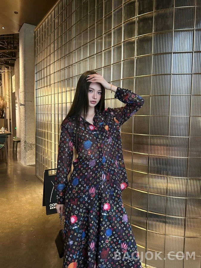 루이비통 루이비통 모노그램 열기구 프린트 셔츠 상세 이미지