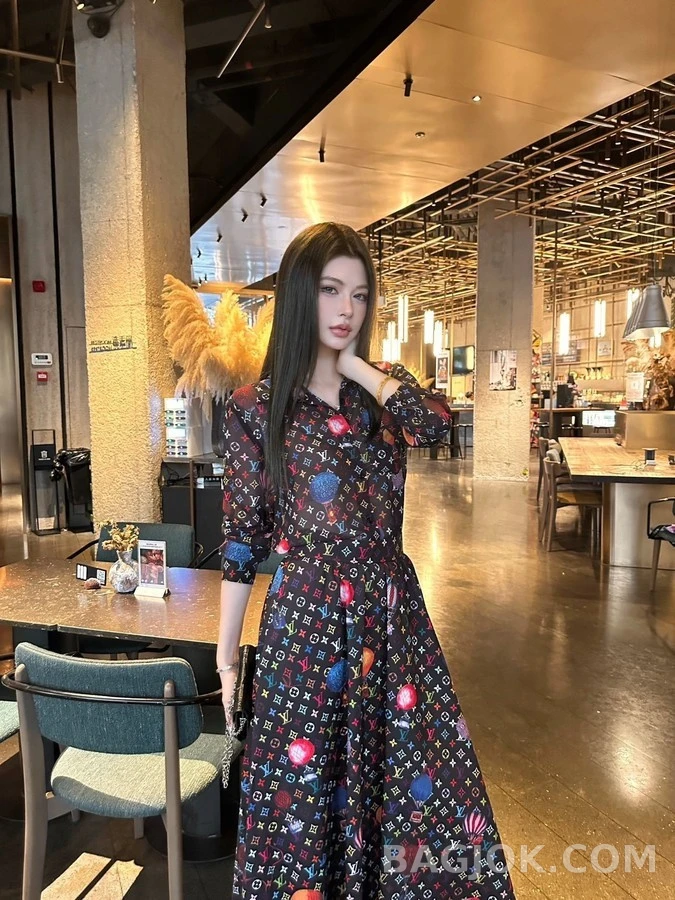 루이비통 루이비통 모노그램 열기구 프린트 셔츠 상세 이미지