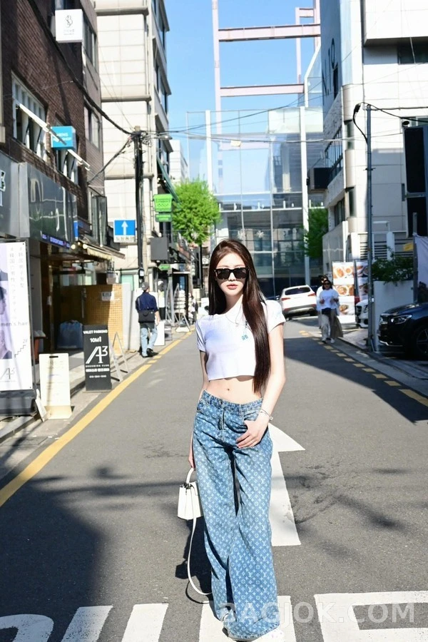 루이비통 루이비통 모노그램 와이드 데님 팬츠 상세 이미지