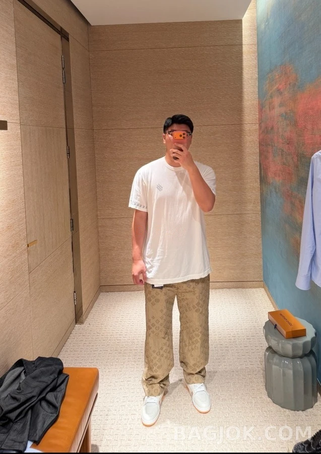 루이비통 루이비통 모노그램 자카드 팬츠 상세 이미지