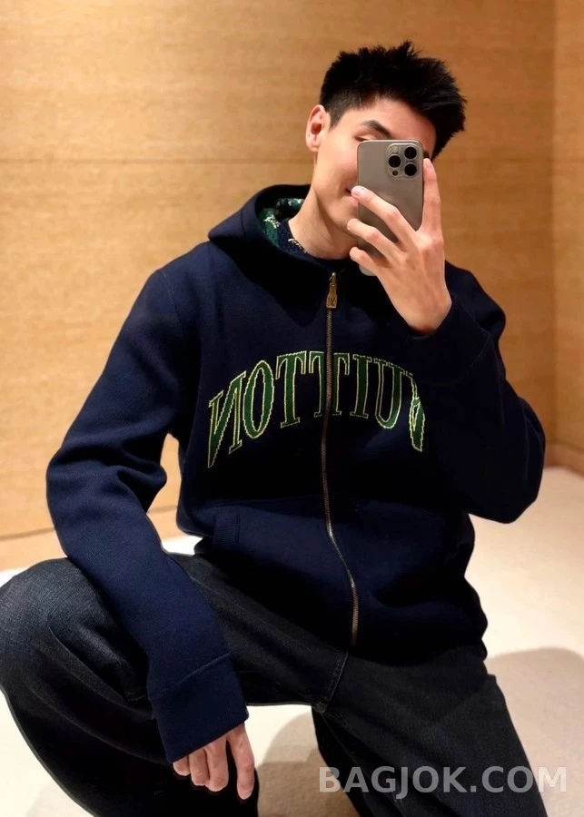 루이비통 루이비통 모노그램 자카드 후드 집업 상세 이미지