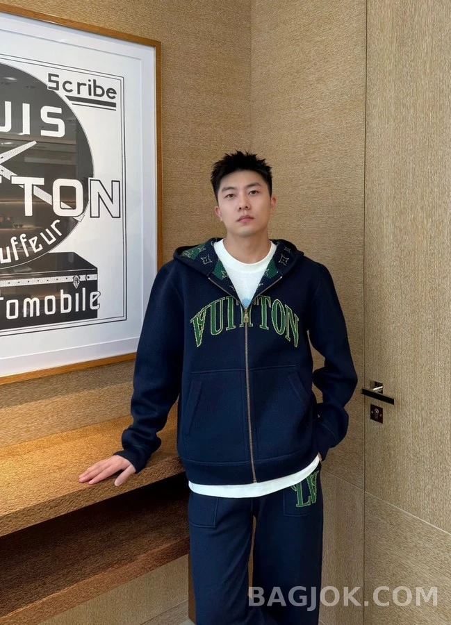 루이비통 루이비통 모노그램 자카드 후드 집업 상세 이미지