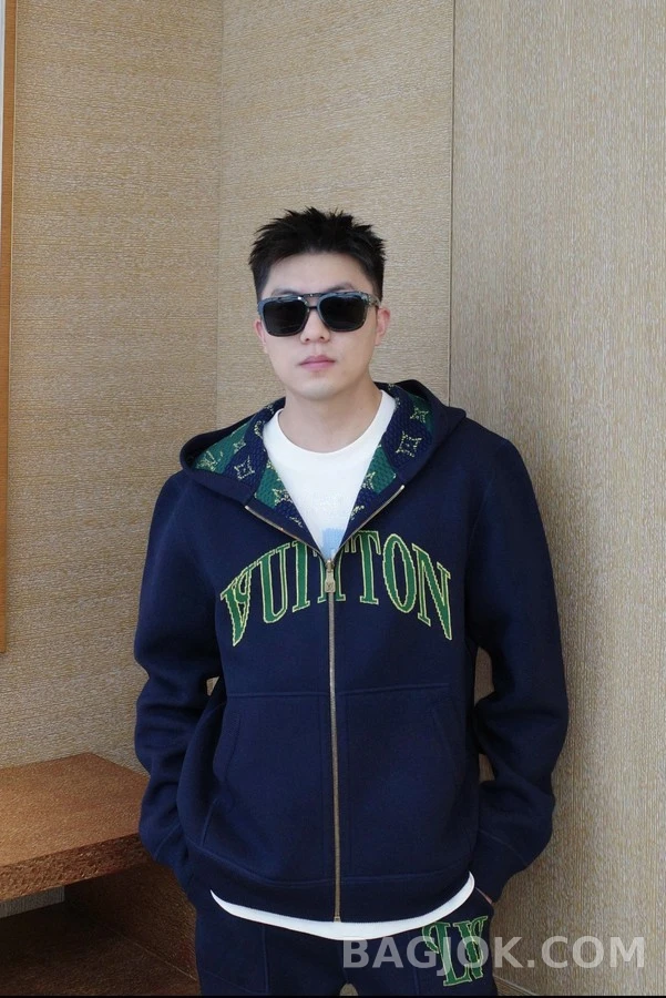 루이비통 루이비통 모노그램 자카드 후드 집업 상세 이미지