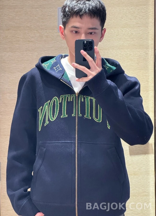 루이비통 루이비통 모노그램 자카드 후드 집업 상세 이미지