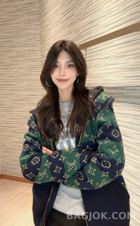 루이비통 루이비통 모노그램 자카드 후드 집업 상세 이미지