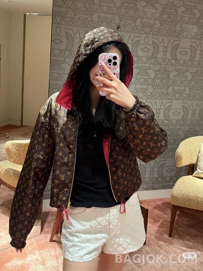 루이비통 루이비통 모노그램 후드 집업 상세 이미지
