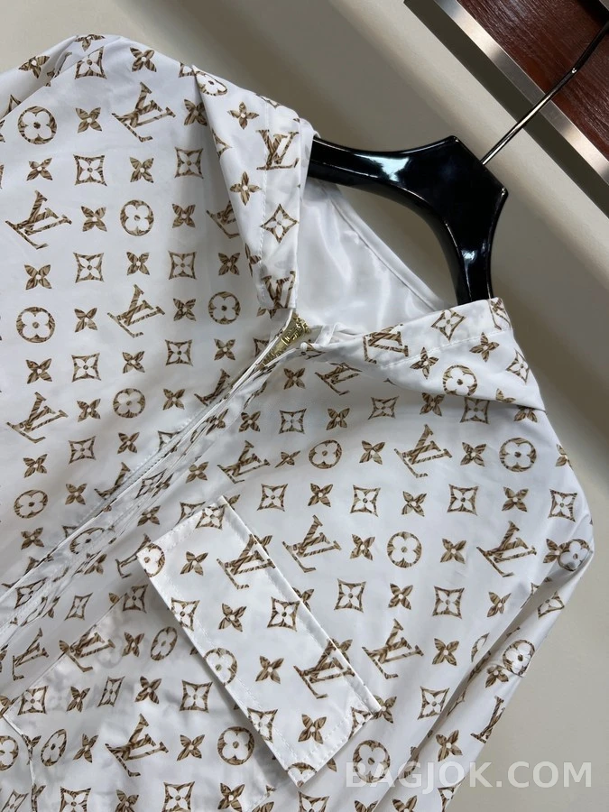 루이비통 루이비통 모노그램 후드 크롭 자켓 상세 이미지