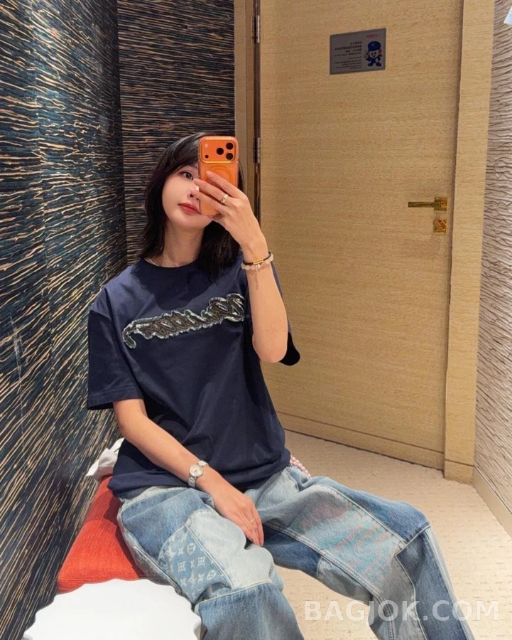 루이비통 루이비통 패치워크 모노그램 데님 팬츠 상세 이미지